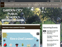 Tablet Screenshot of gckschools.com